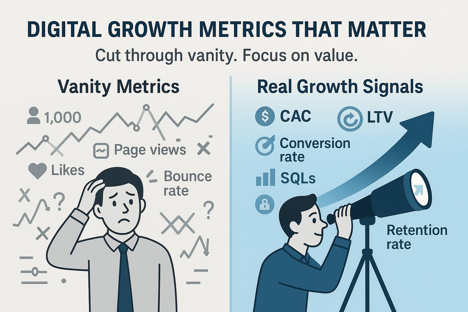Beyond the Pretty Charts: Digital Growth Metrics That Actually Matter